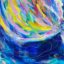 Load image into Gallery viewer, "Wings", 2023 (122cm x 91cm x 4cm, framed in oak)