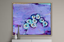 Load image into Gallery viewer, 'Roses' (63.5cm x 53.5cm x 4.5cm, framed in timber)