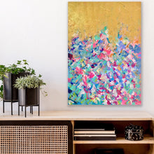 Load image into Gallery viewer, Gold and Flamingos