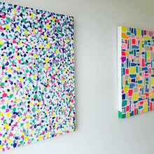 Load image into Gallery viewer, 'Confetti' (76cm x 76cm x 4cm, unframed)