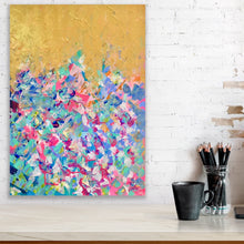 Load image into Gallery viewer, Gold and Flamingos