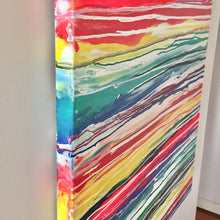 Load image into Gallery viewer, 'Rainbow' (102cm x 76cm x 4cm, unframed)