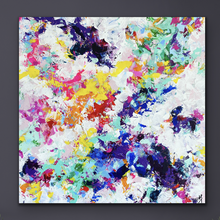 Load image into Gallery viewer, 'Colour Lover II' (76cm x 76cm x 4cm, unframed)