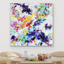 Load image into Gallery viewer, 'Colour Lover II' (76cm x 76cm x 4cm, unframed)