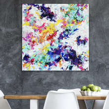 Load image into Gallery viewer, 'Colour Lover II' (76cm x 76cm x 4cm, unframed)