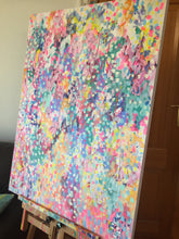 Load image into Gallery viewer, 'Rainbow Snow' (102cm x 76cm x 4cm, unframed)