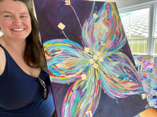 Load image into Gallery viewer, 'New Beginnings' (102cm x 76cm x 4cm, unframed)