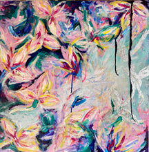 Load image into Gallery viewer, 'The Secret Garden' (76cm x 76cm x 4cm, unframed)