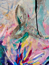 Load image into Gallery viewer, 'The Secret Garden' (76cm x 76cm x 4cm, unframed)