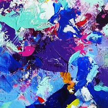 Load image into Gallery viewer, 'Colour Lover II' (76cm x 76cm x 4cm, unframed)