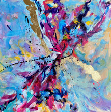Load image into Gallery viewer, 'Flutterfly' (30cm x 30cm x 4cm, unframed)