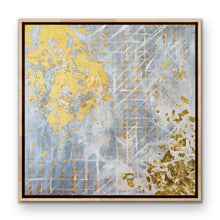 Load image into Gallery viewer, 'Golden Geometry' (76cm x 76cm x 4cm, unframed)