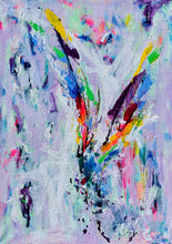 Load image into Gallery viewer, 'Rainbow Lorikeet' (80cm x 40cm x 1cm, unframed)