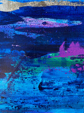 Load image into Gallery viewer, 'Sunset on the green' (102cm x 102cm x 4cm, framed in oak)