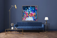 Load image into Gallery viewer, 'Frida Vibes' (102cm x 102cm x 4cm, unframed)