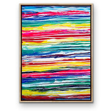 Load image into Gallery viewer, 'Rainbow' (102cm x 76cm x 4cm, unframed)