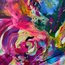 Load image into Gallery viewer, 'Frida Vibes' (102cm x 102cm x 4cm, unframed)