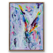 Load image into Gallery viewer, 'Rainbow Lorikeet' (80cm x 40cm x 1cm, unframed)