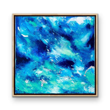 Load image into Gallery viewer, 'Into the Ocean' (76cm x 76cm x 4cm, unframed)