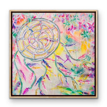 Load image into Gallery viewer, 'Whimsical Dreams' (76cm x 76cm x 4cm, unframed)