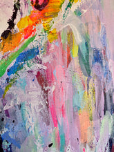 Load image into Gallery viewer, 'Rainbow Lorikeet' (80cm x 40cm x 1cm, unframed)