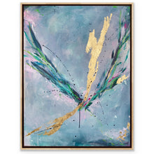 Load image into Gallery viewer, (Commission) 'Dusk and Dawn' Diptych (76cm x 100cm x 4cm, framed in Oak, x2)